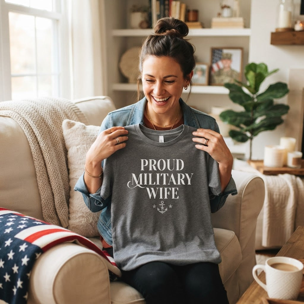 Military Wife Shirt Gift Guide: Top Custom Apparel Picks