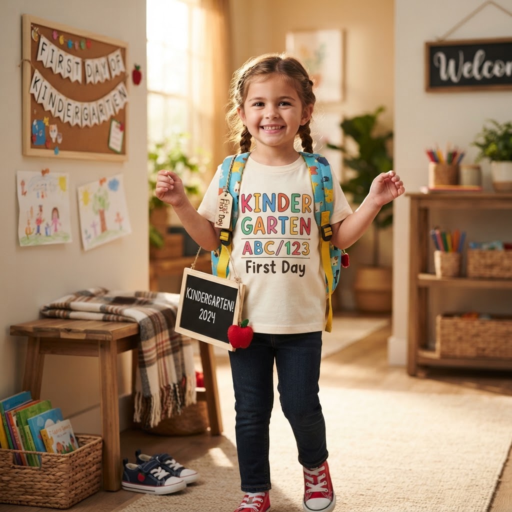 Kindergarten First Day Shirt Ideas: Back to School Guide