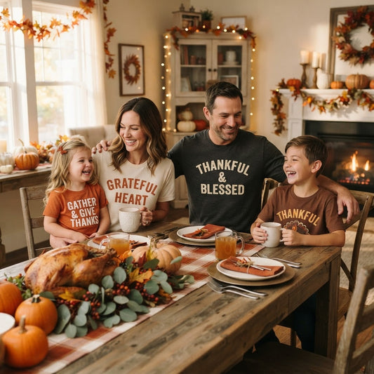 Thankful Shirt Gift Guide: Festive Thanksgiving Family Tees