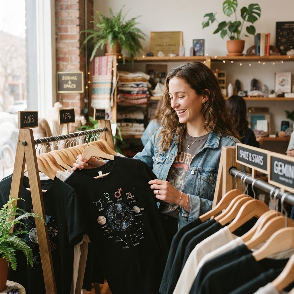 Astrology Planets Shirts: Space & Zodiac Gift Guide