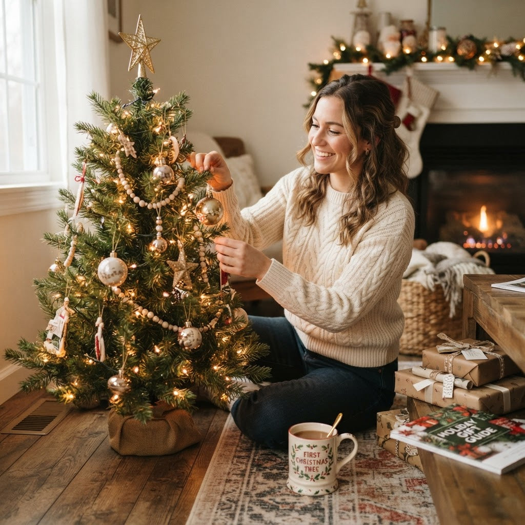 First Christmas Tree Decorating Mug & Holiday Gift Guide