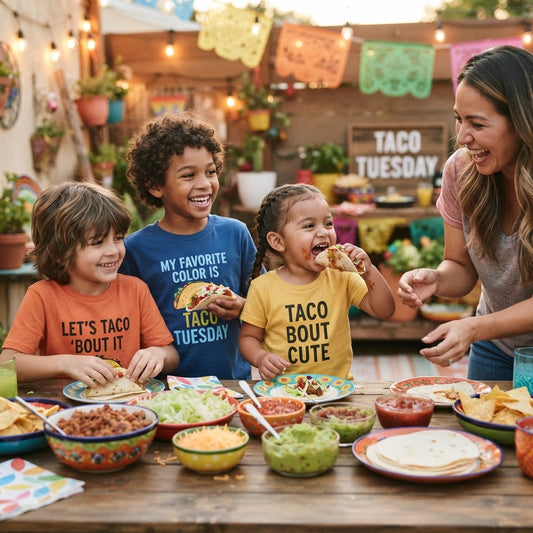 Kids Taco Tuesday Shirt Ideas for Toddlers and Youth
