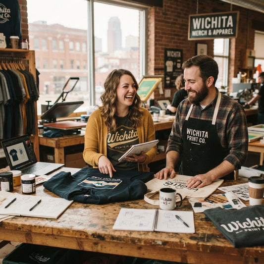 Custom Merch Wichita KS: Apparel & Gift Ordering Guide