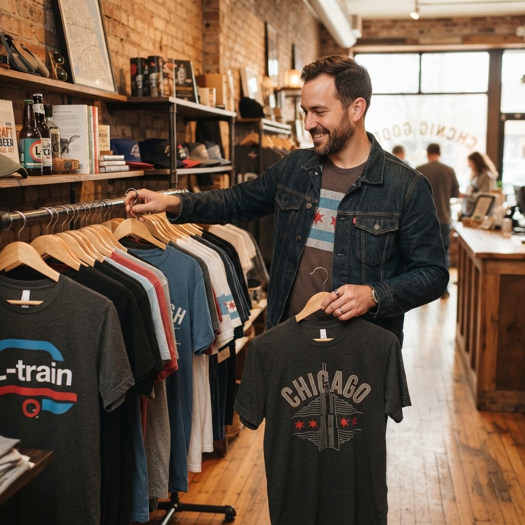 Chicago Gifts for Men: Unique Local Pride Apparel & Tees