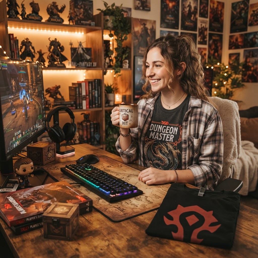 Gifts for Online Gaming Fans: MMORPG Shirts & Gamer Gear