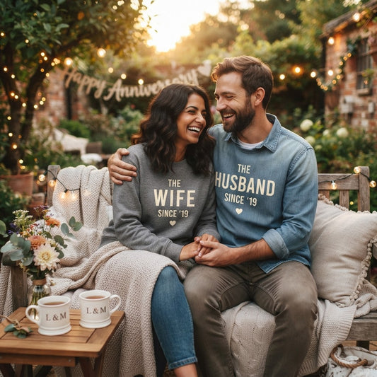 Wedding Anniversary Gift Guide: Custom Couple Apparel