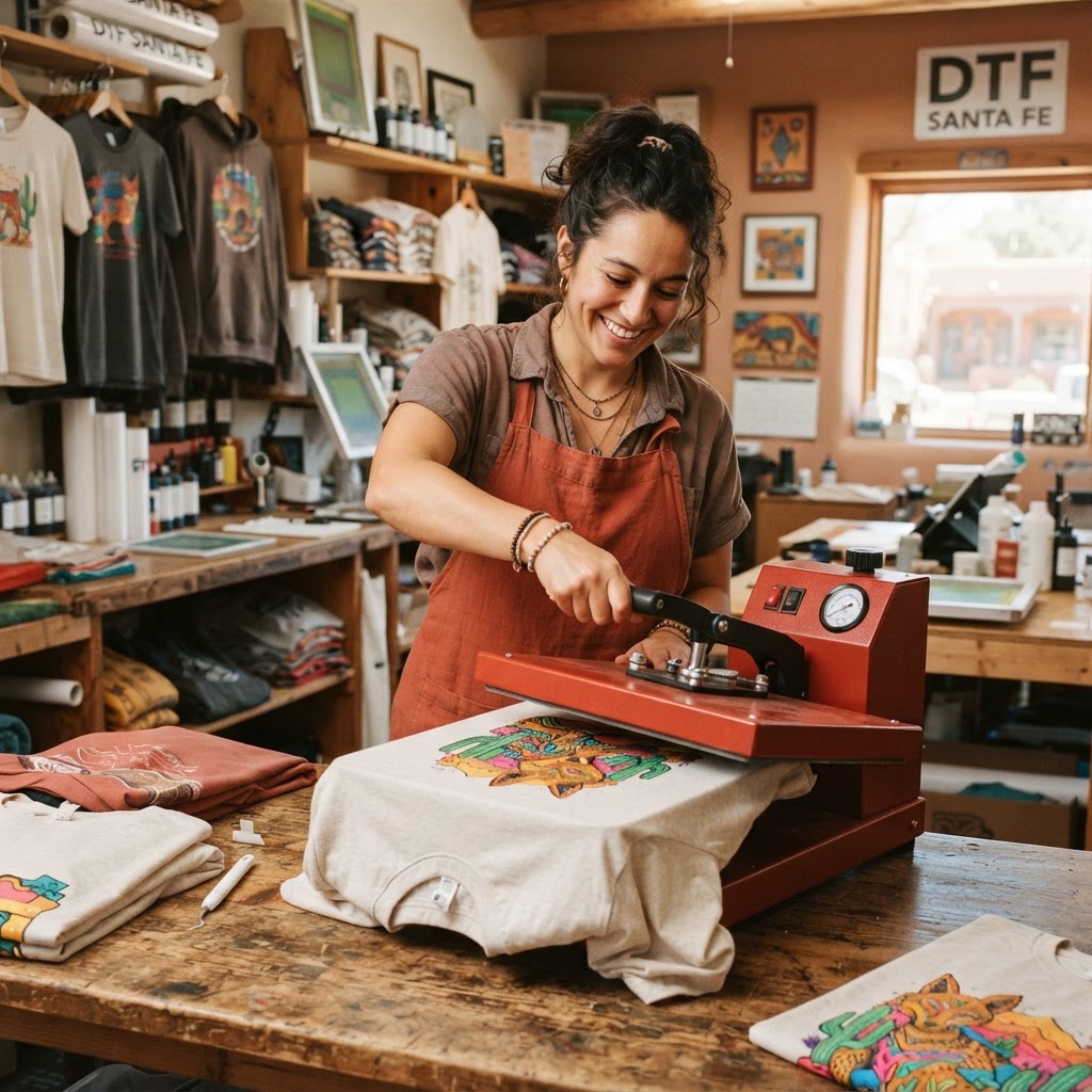 DTF Santa Fe: Custom Printed Apparel Guide