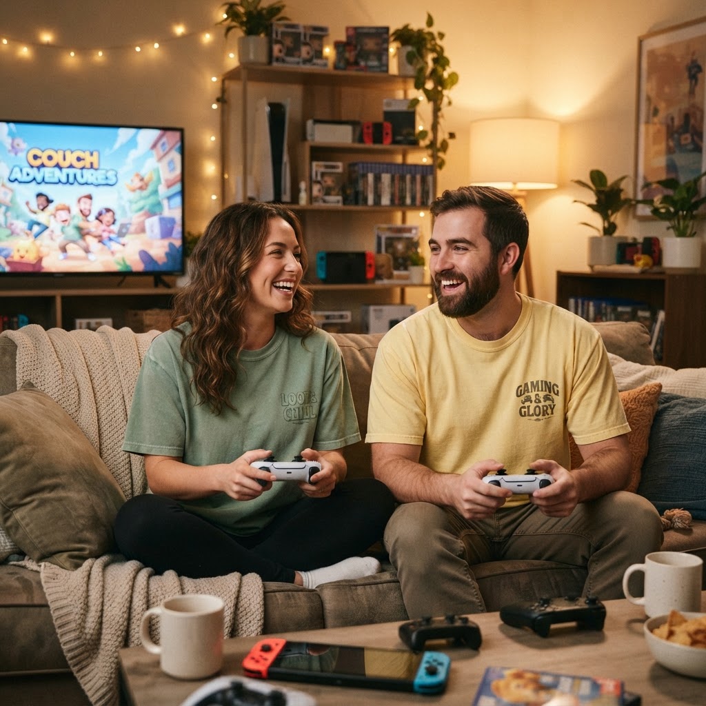 Best Multiplayer Gamer Gifts: Comfort Colors Tees & Tops