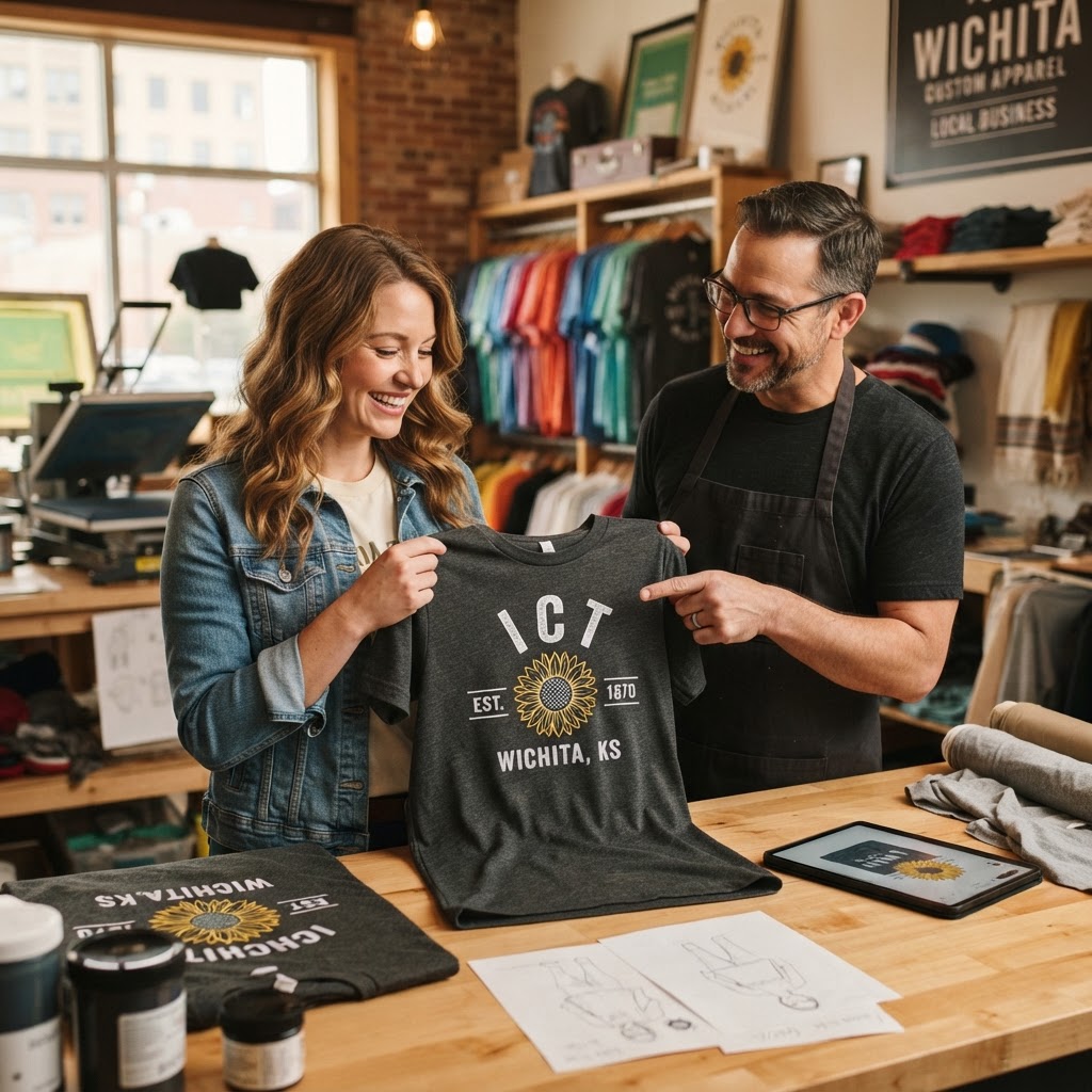 Custom T-Shirts in Wichita, KS: Ordering & Design Guide