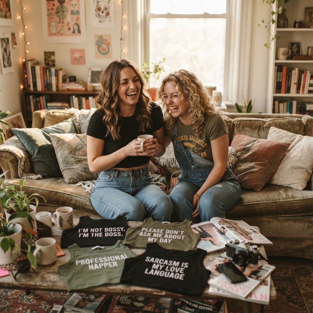 Sarcastic Cynical Quotes Gift Guide for Crop Tops
