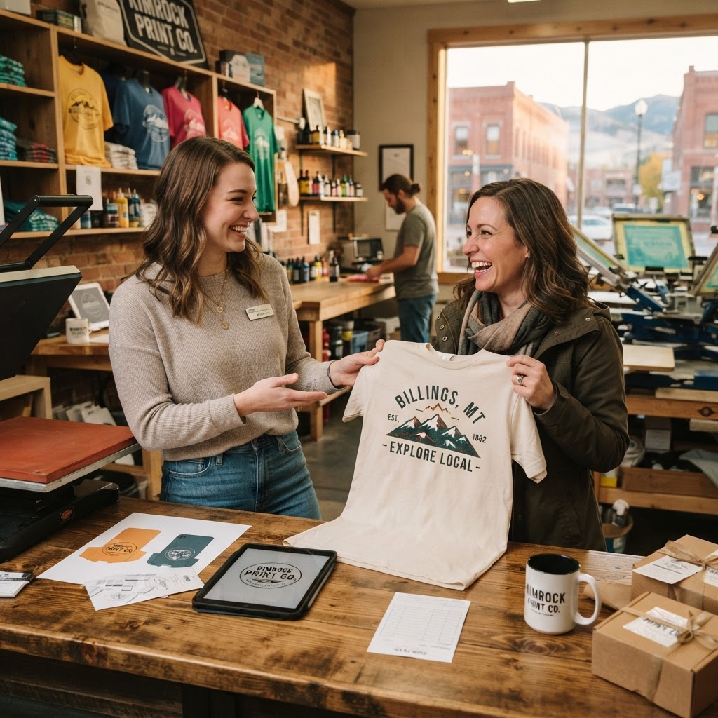 Custom T-Shirts in Billings, MT: Gift & Ordering Guide