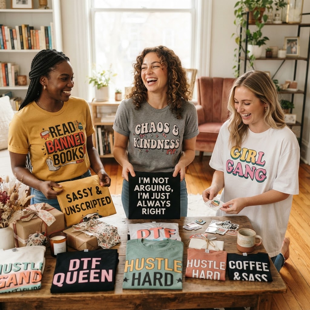 Sassy DTF Apparel & Gift Guide: Bold Graphic Tees