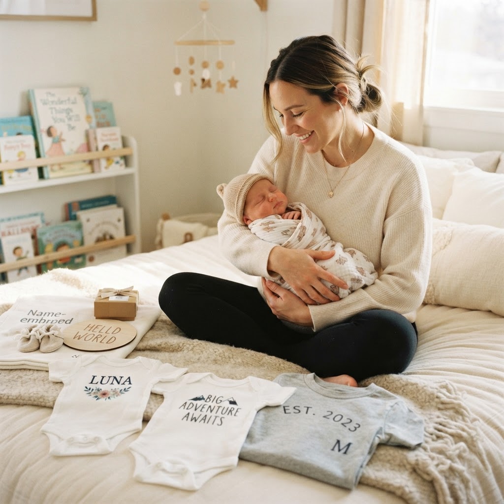 Baby Arrival Gift Guide: Custom Shirts & Apparel Ideas