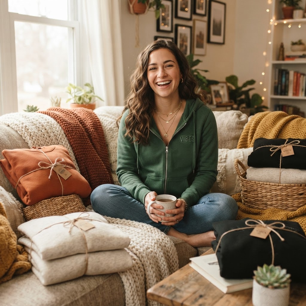 Positive Vibes Zip Hoodie Gift Guide: Cozy Gifts for All