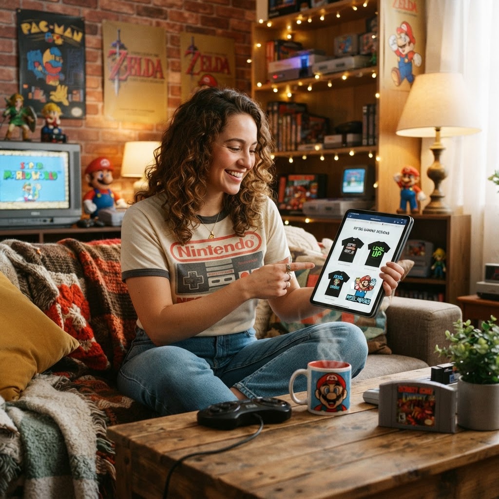 Retro Gaming Designs: Ultimate Gamer Apparel & Gift Guide