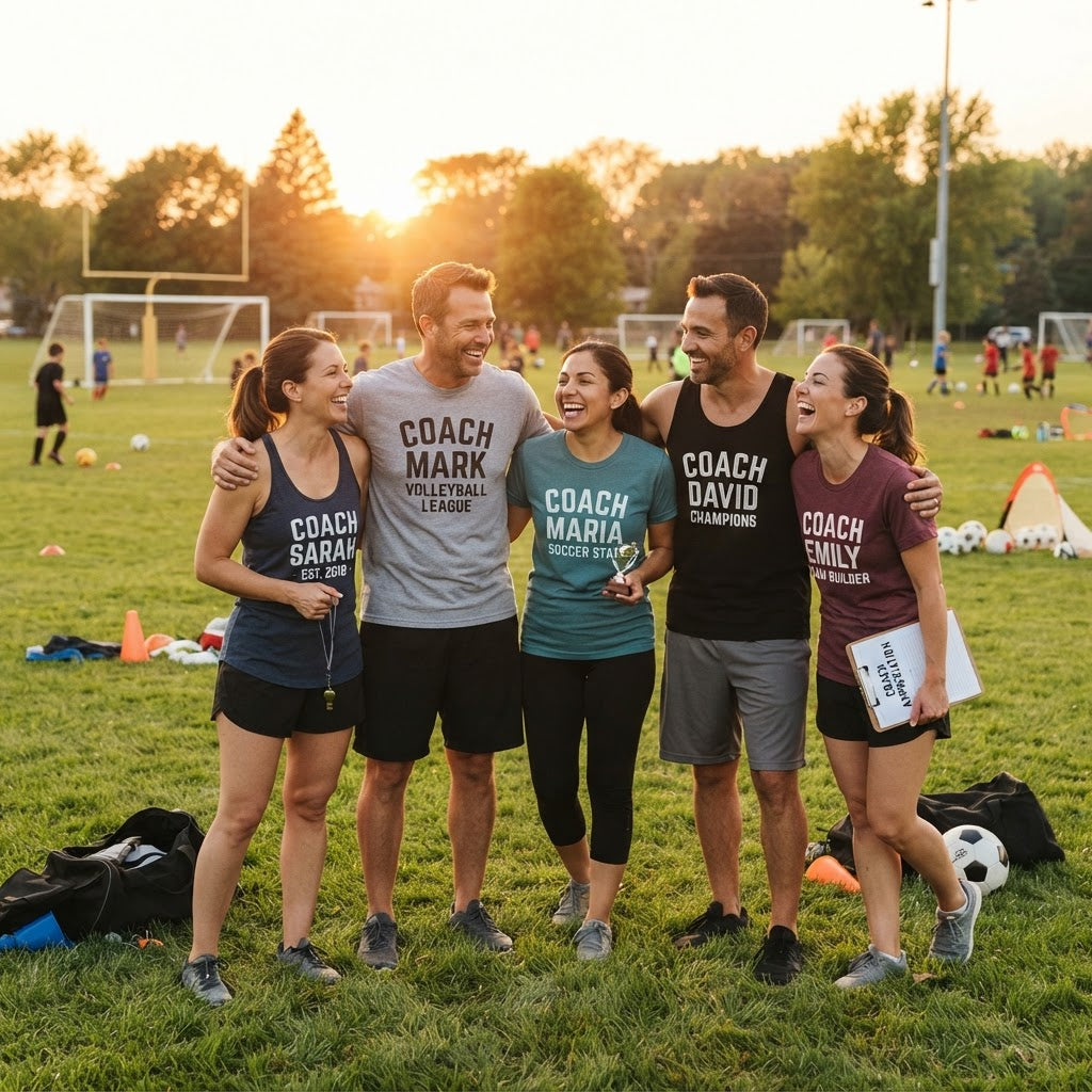 Best Sports Coach Gift Ideas: Custom Tank Tops & Tees