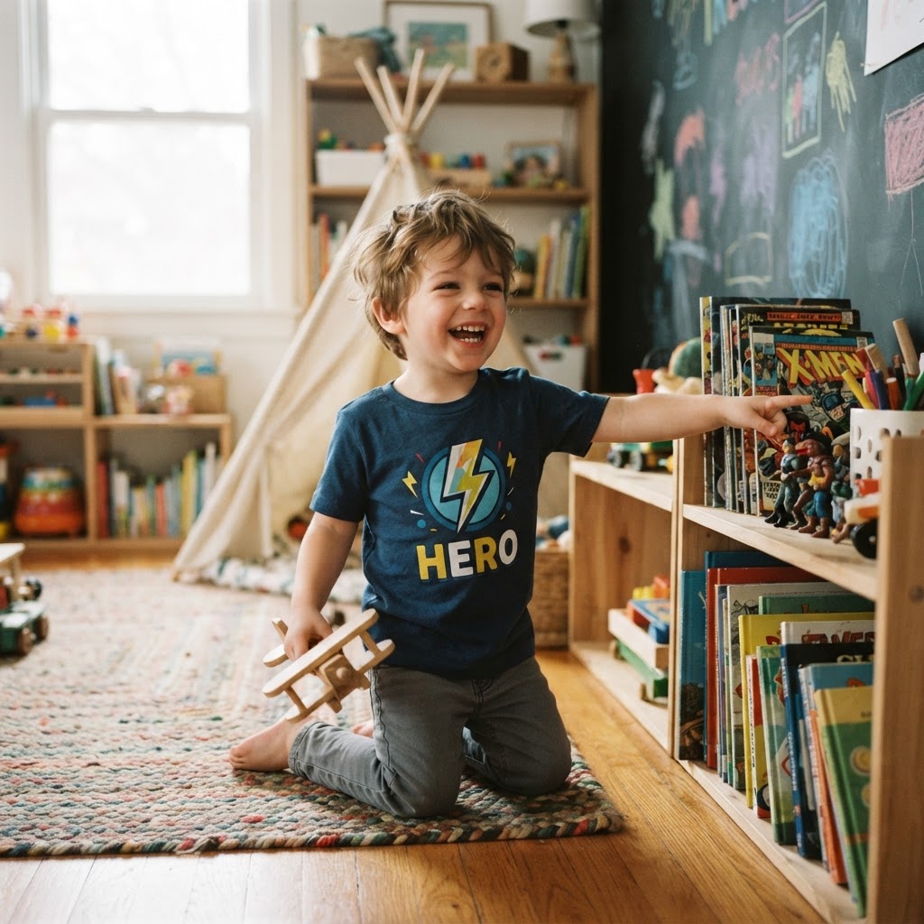 Little Hero Gifts: Custom Superhero Shirts for Kids