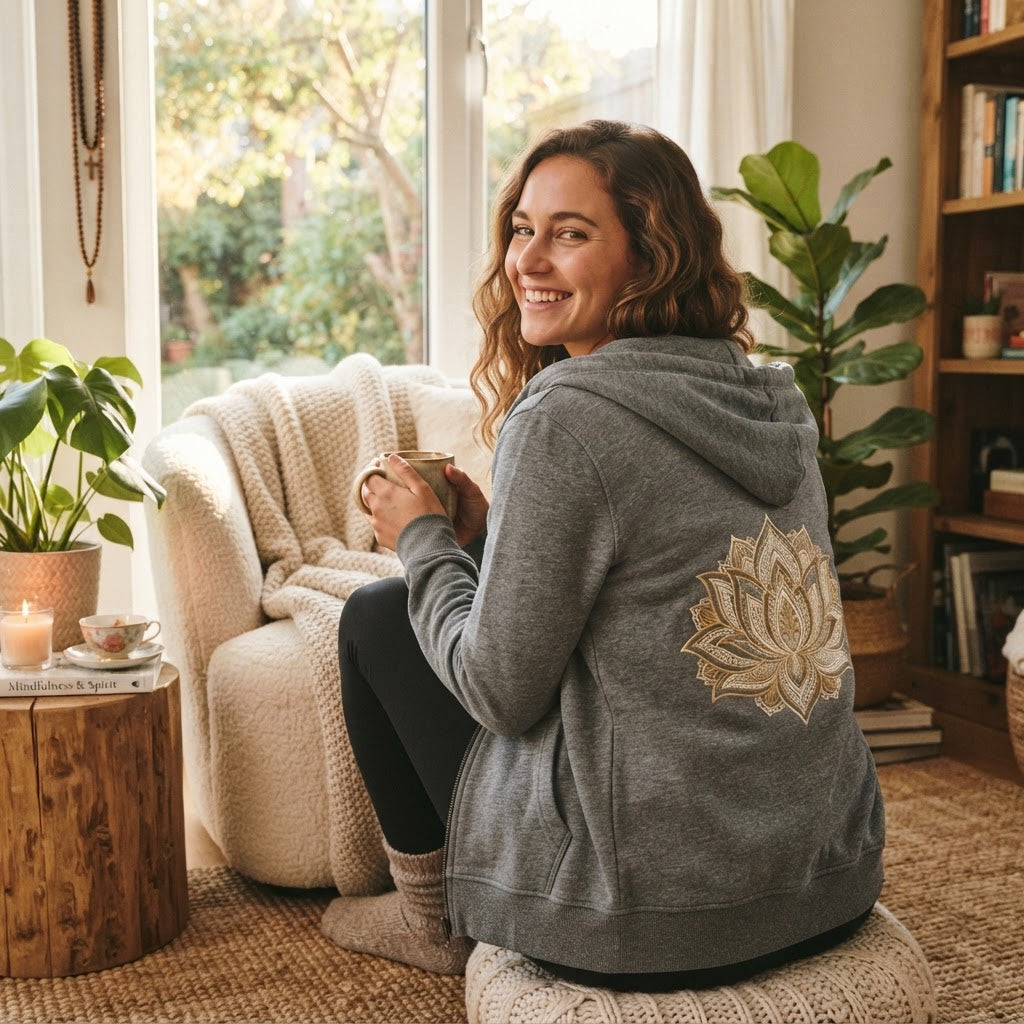 Lotus Flower Designs: Gift Guide for Spiritual Zip Hoodies