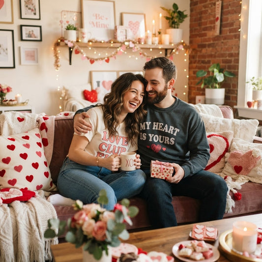Happy Valentines Day Apparel: Trendy Tees & Sweatshirt Gifts