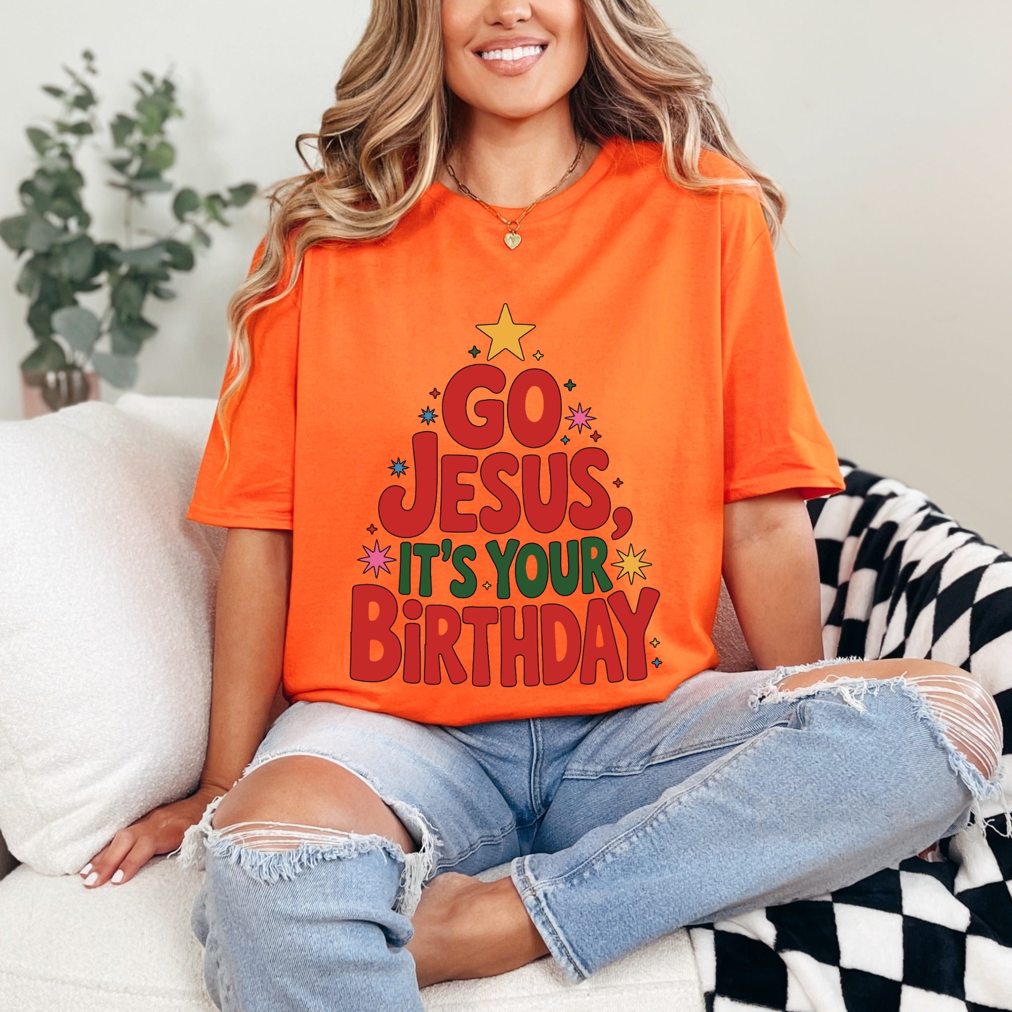 Go Jesus It's Your Birthday | Festive Christ-Centered Tee