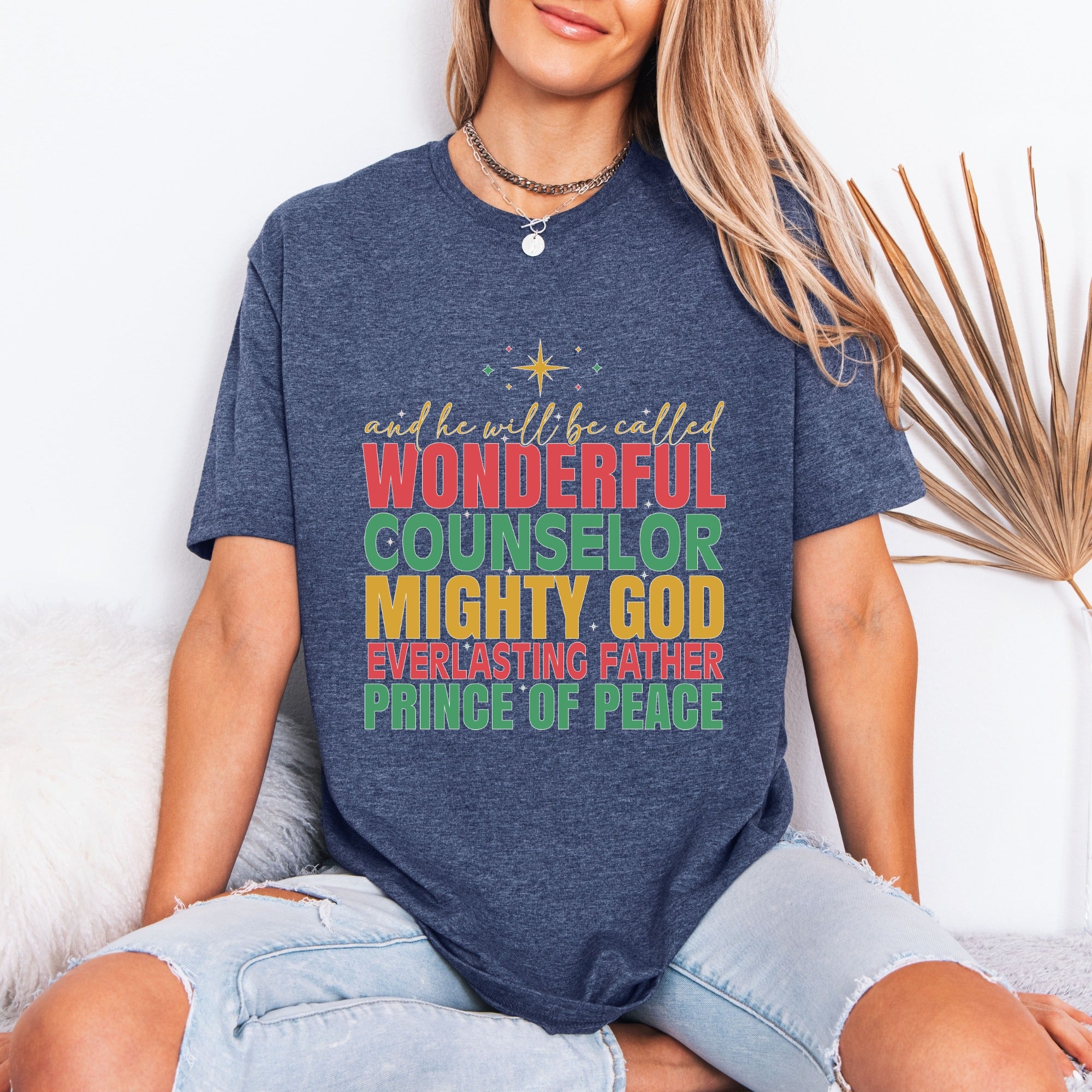And He Will Be Called - Wonderful Counselor T-Shirt | Christian Faith Tee