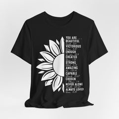 You Are Loved, Strong, and Chosen | Bible Verse T-Shirt