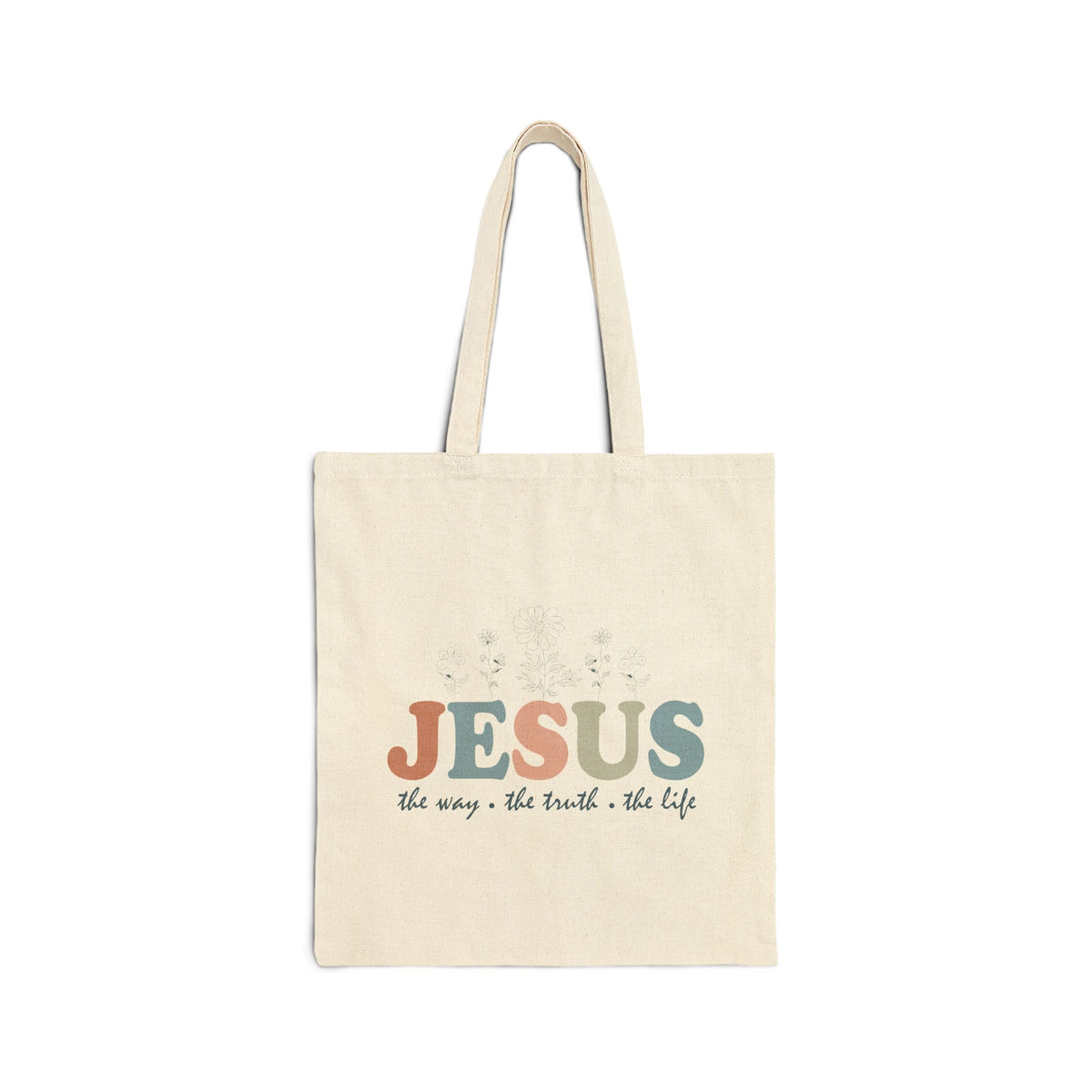 Jesus • The Way The Truth The Life | Christian Tote Bag