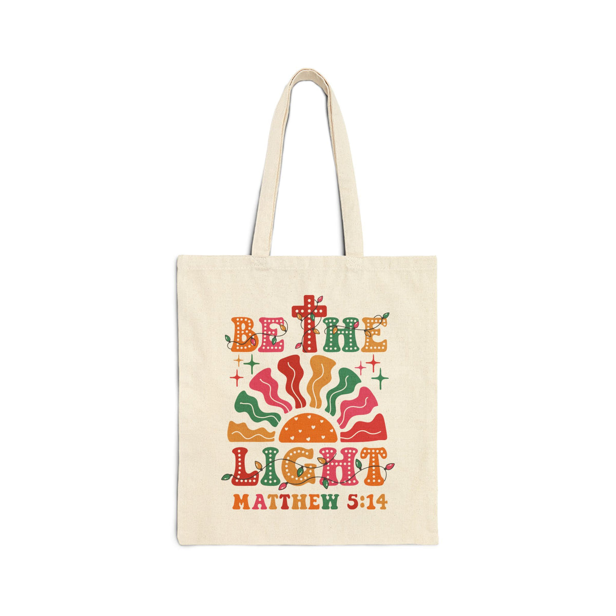 Be The Light (Matthew 5:14) | Christian Tote Bag