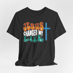 Jesus Changed My Life | Retro Christian T-shirt
