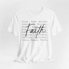Faith Typography | Identity in Christ T-Shirt