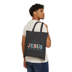 Jesus • The Way The Truth The Life | Christian Tote Bag
