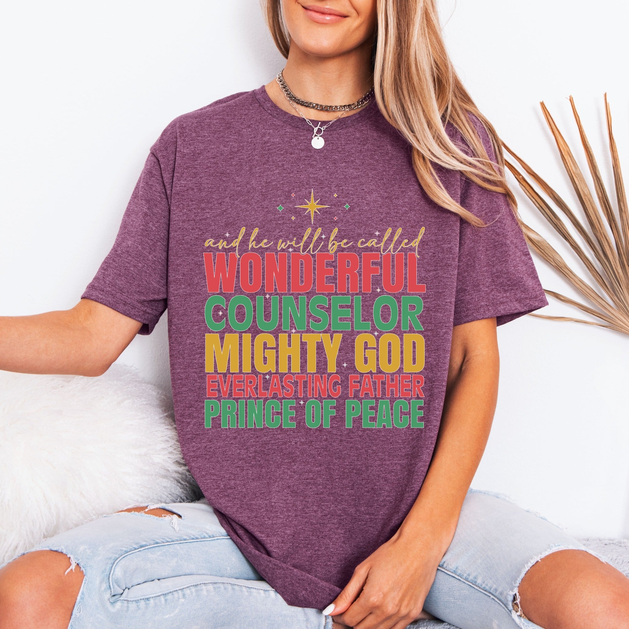 And He Will Be Called - Wonderful Counselor T-Shirt | Christian Faith Tee
