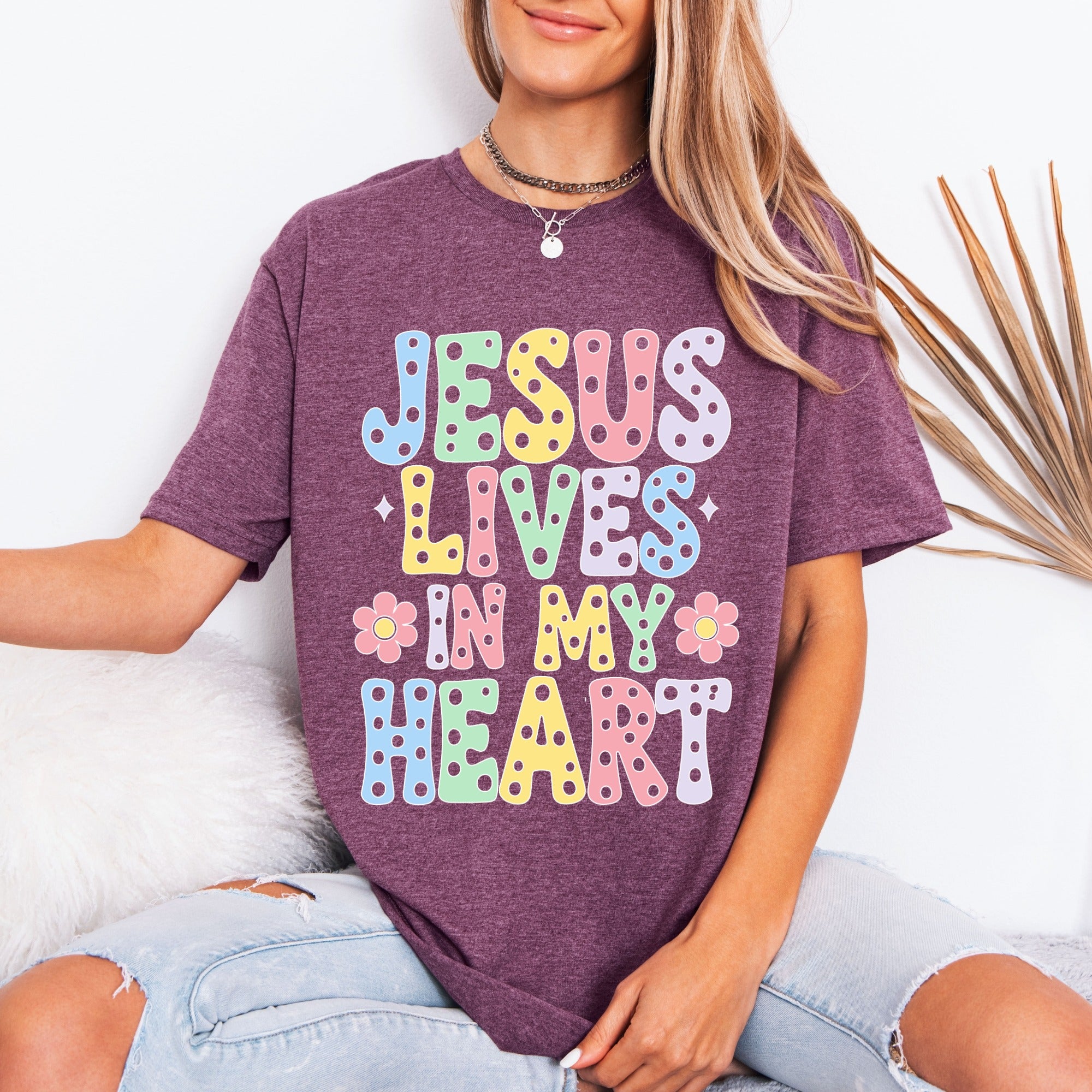 Jesus Lives In My Heart | Joyful Faith Tee