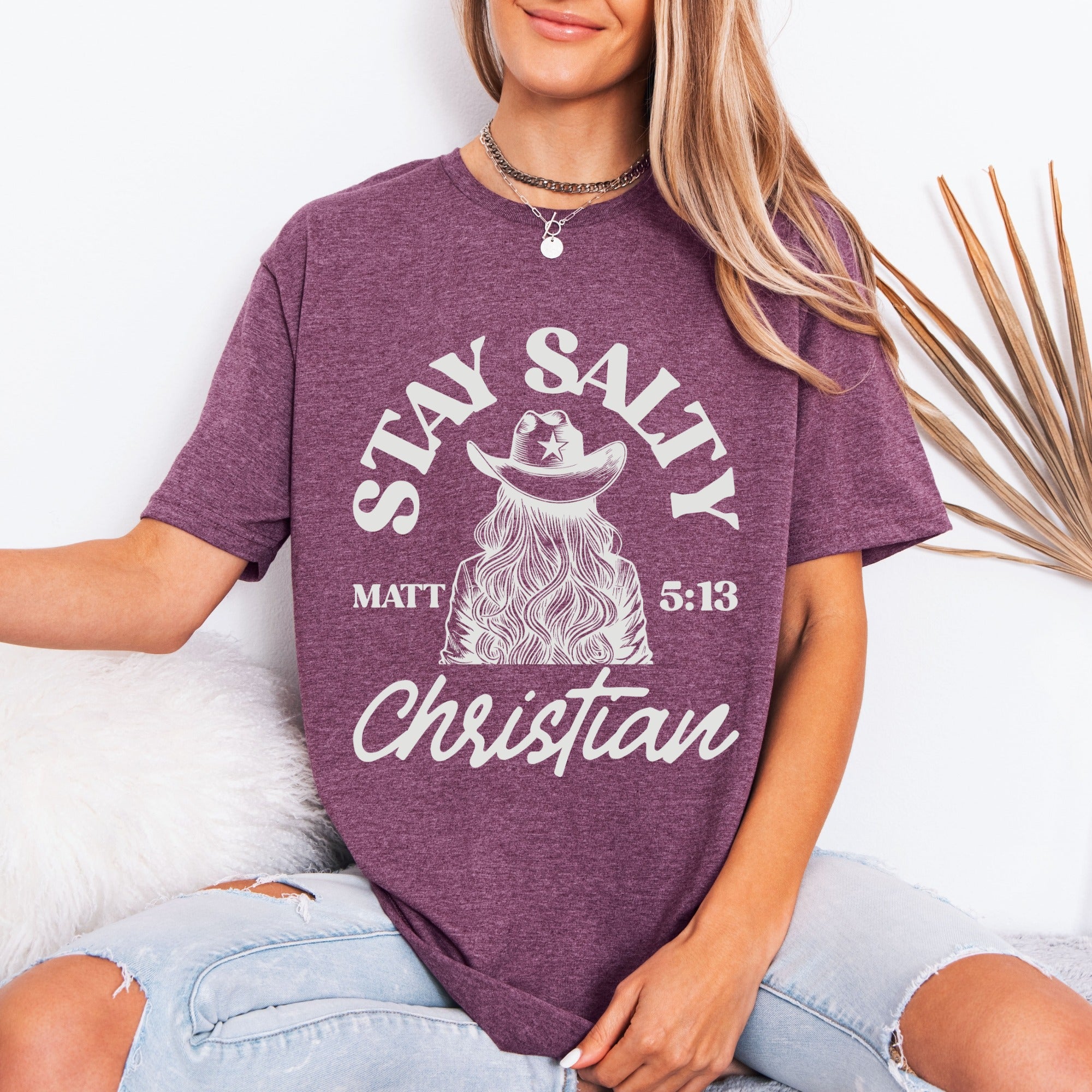 Stay Salty Christian | Bold Faith Statement Tee
