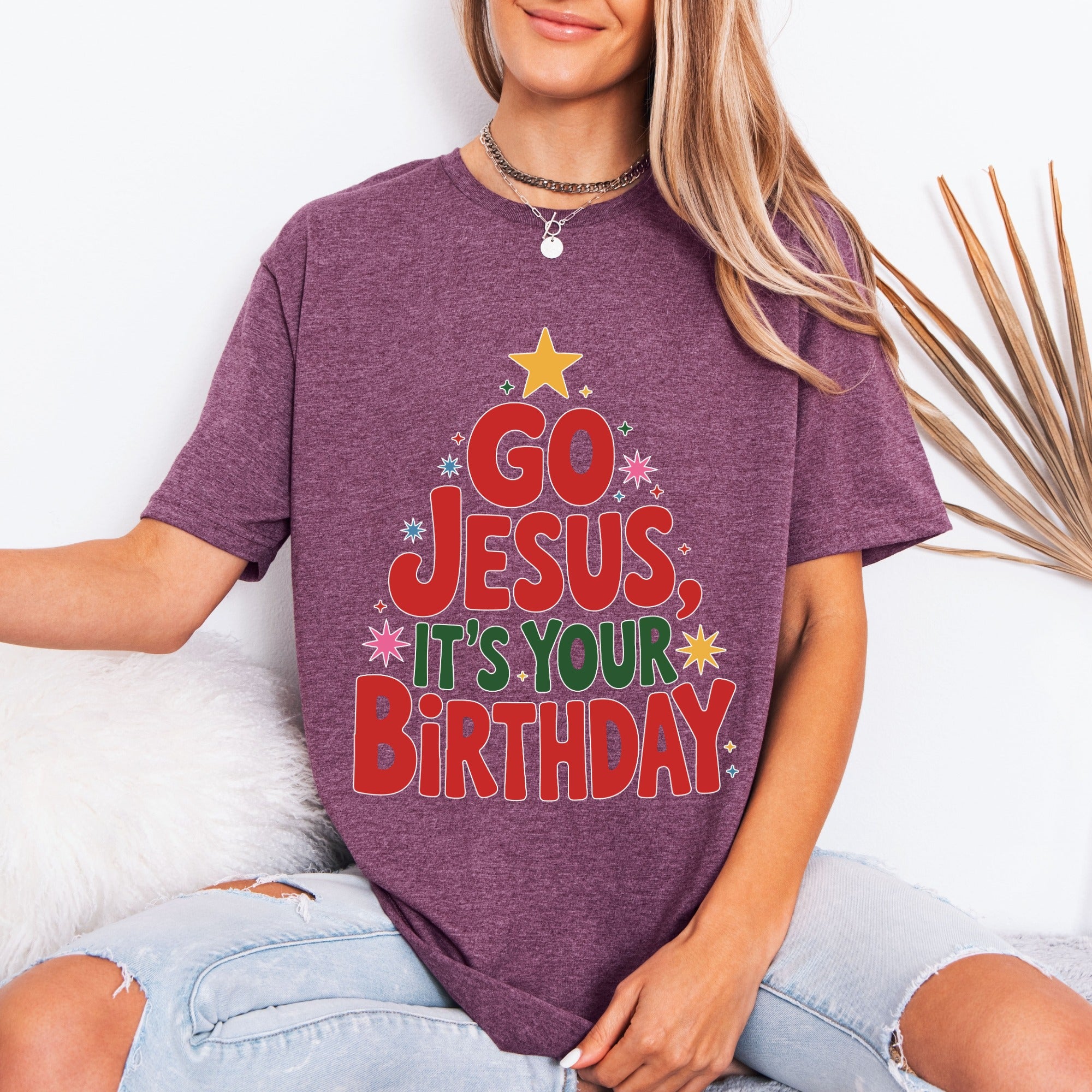 Go Jesus It's Your Birthday | Festive Christ-Centered Tee