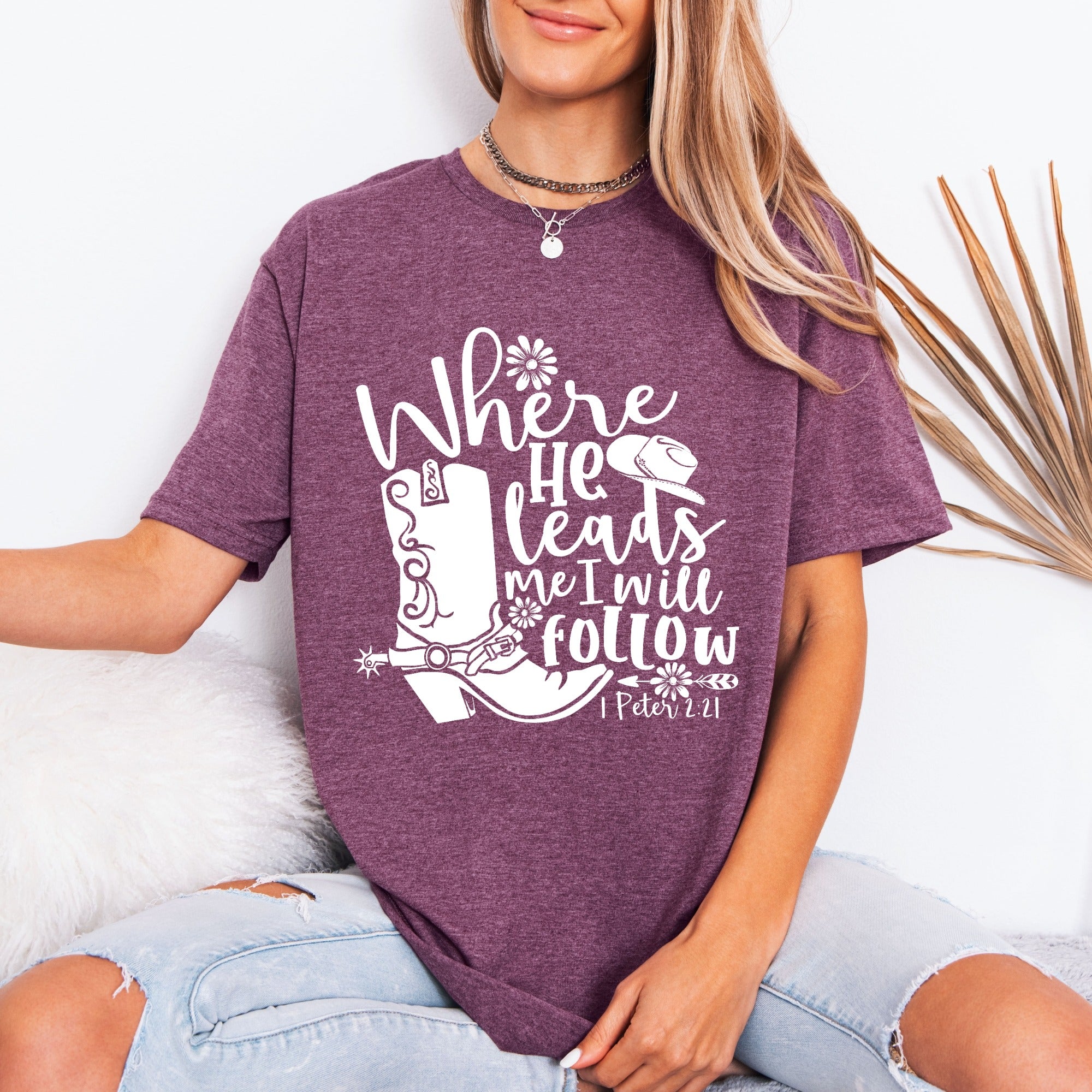 Where He Leads I Will Follow | Faith Journey Tee