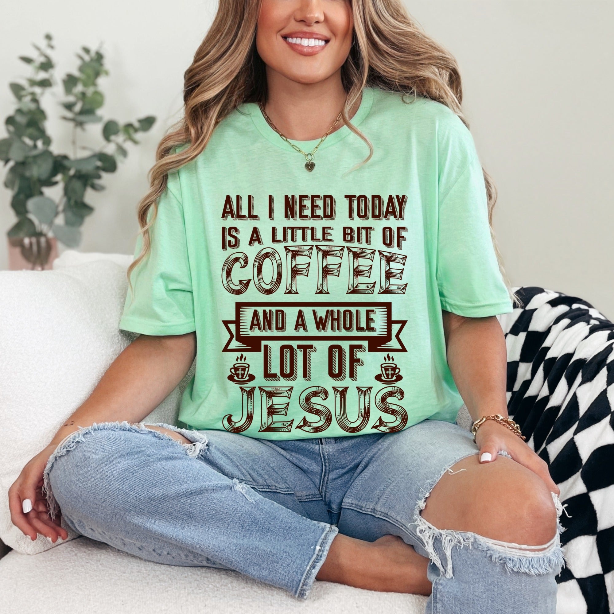 Coffee & Jesus | Daily Blessings Tee