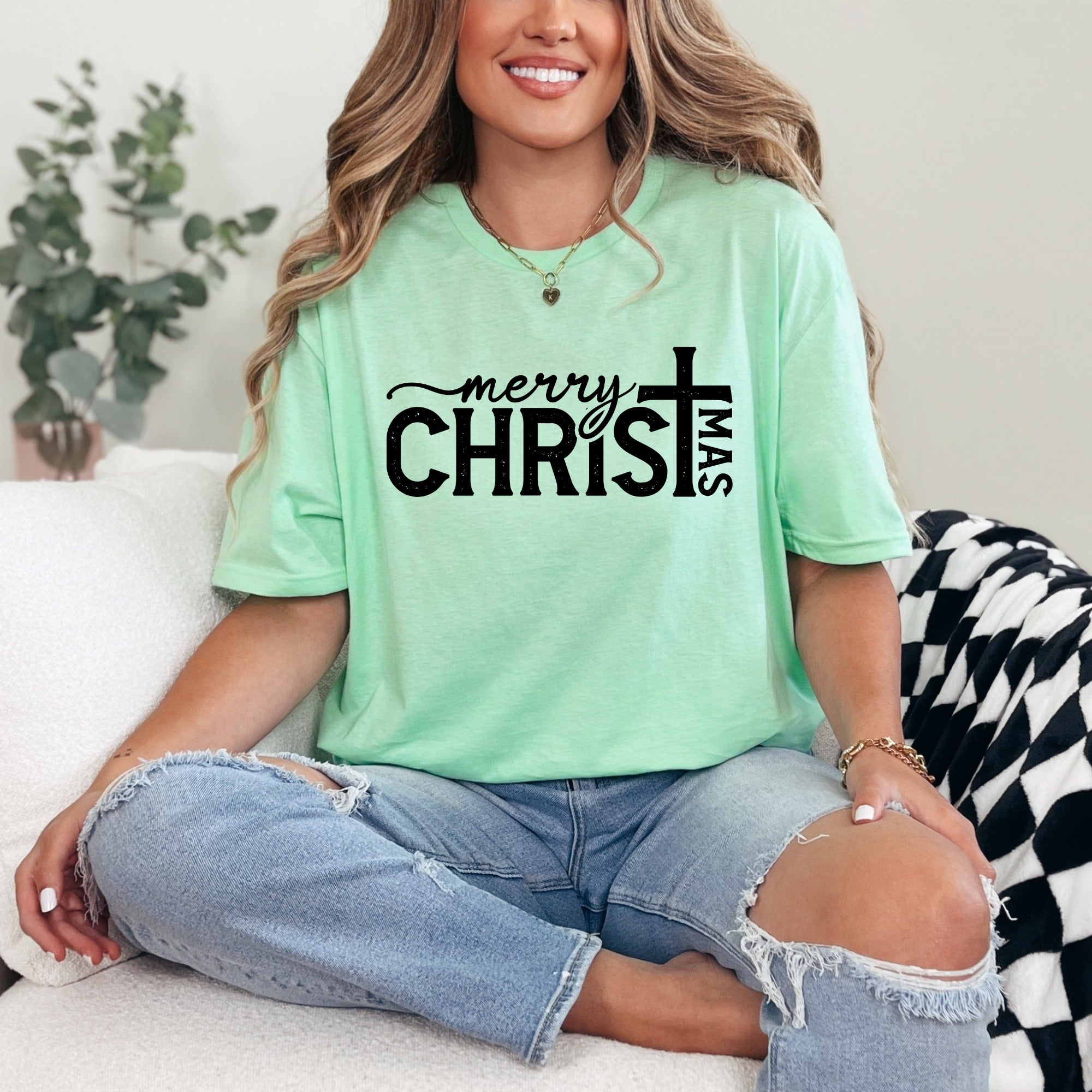 Merry CHRISTmas | Festive Christian Holiday Tee