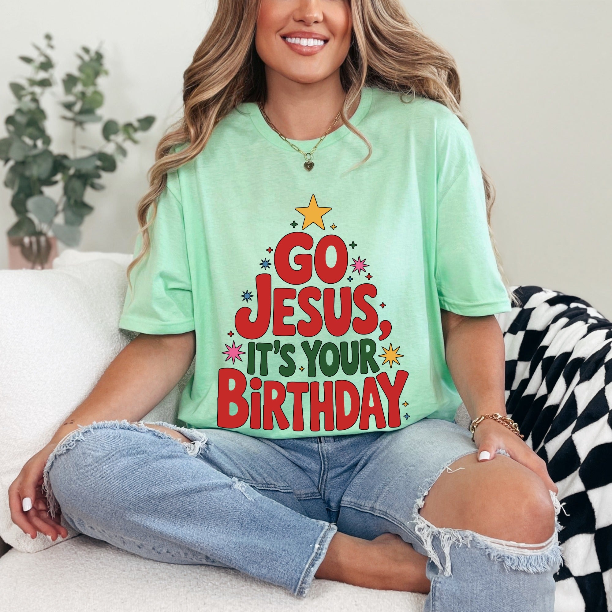 Go Jesus It's Your Birthday | Festive Christ-Centered Tee