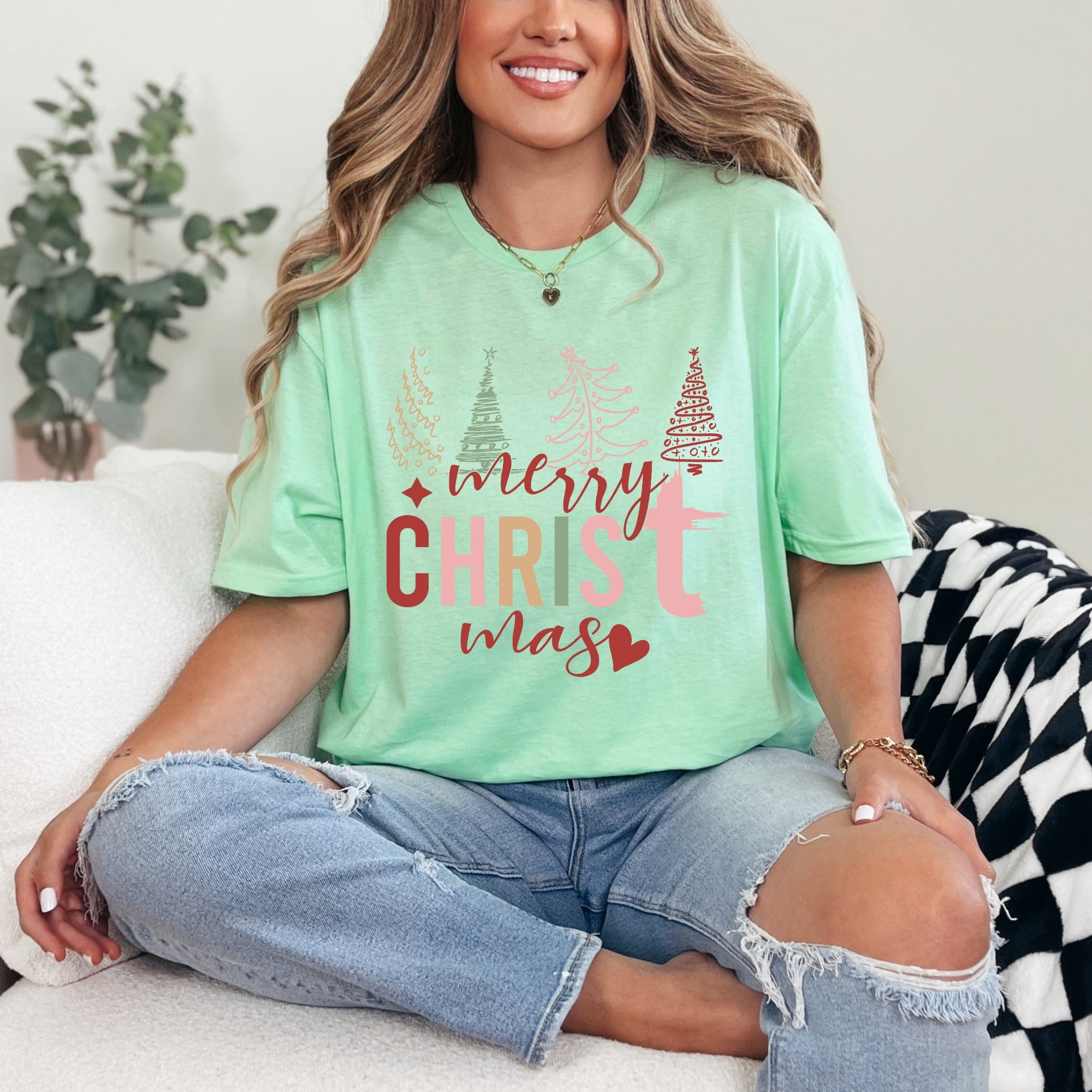 Merry Christmas | Festive Christ-Centered Tee