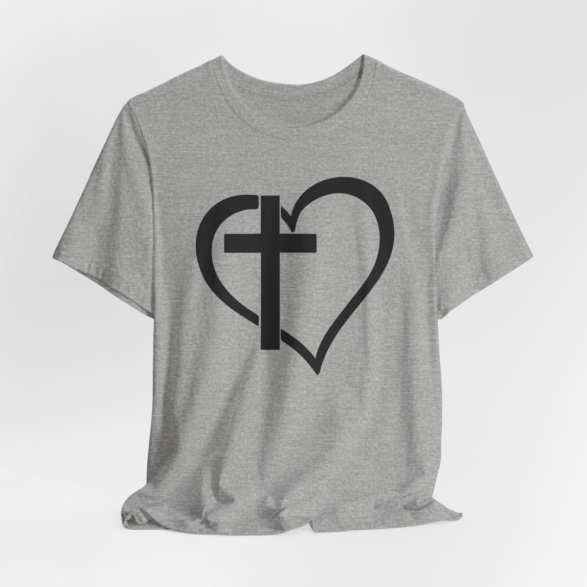 Cross Heart Minimalist | Salvation & Grace Tee