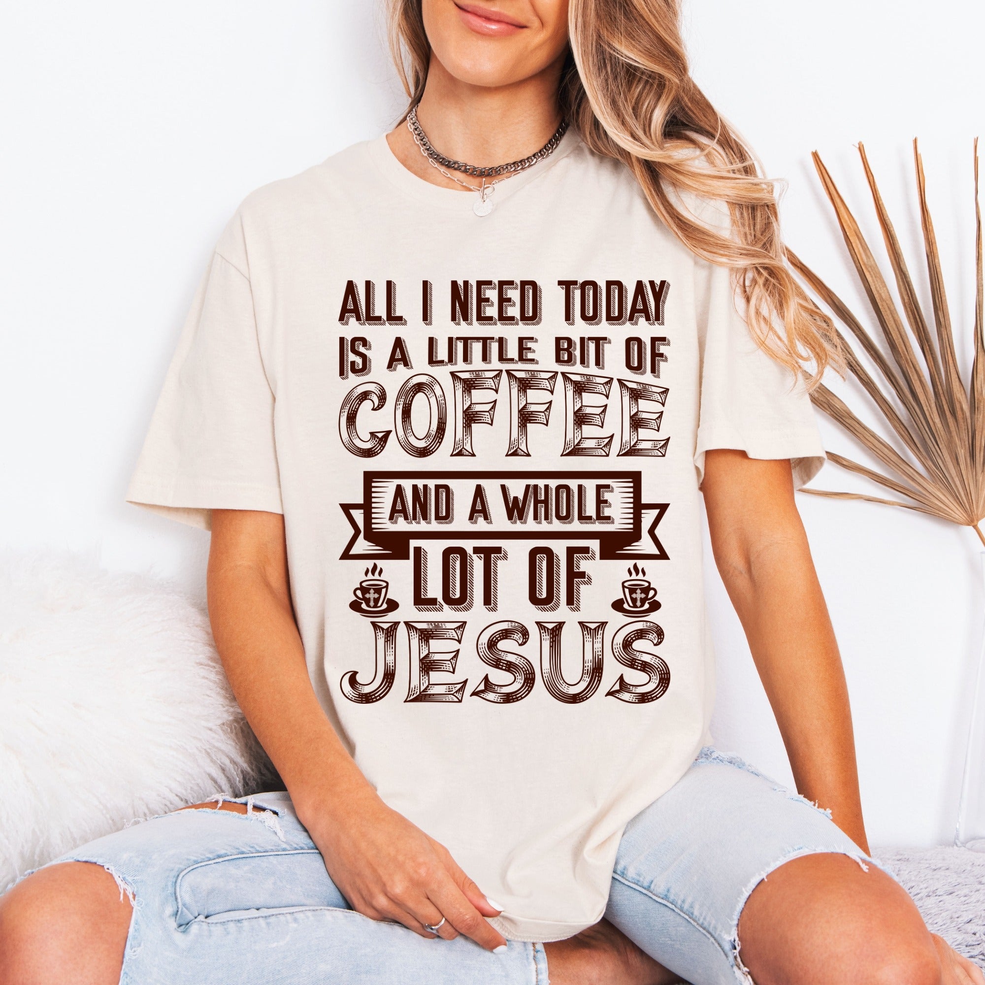 Coffee & Jesus | Daily Blessings Tee