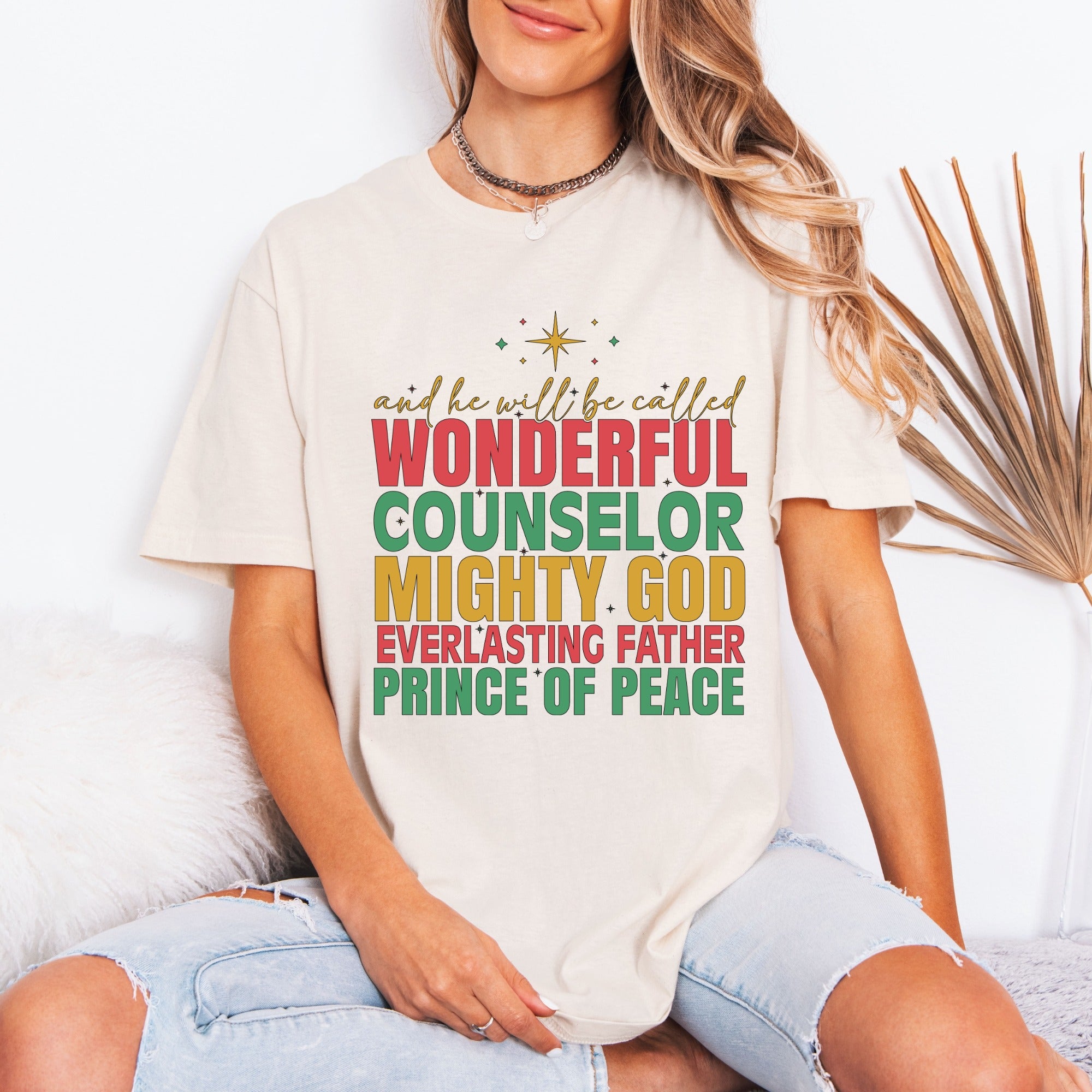 And He Will Be Called - Wonderful Counselor T-Shirt | Christian Faith Tee
