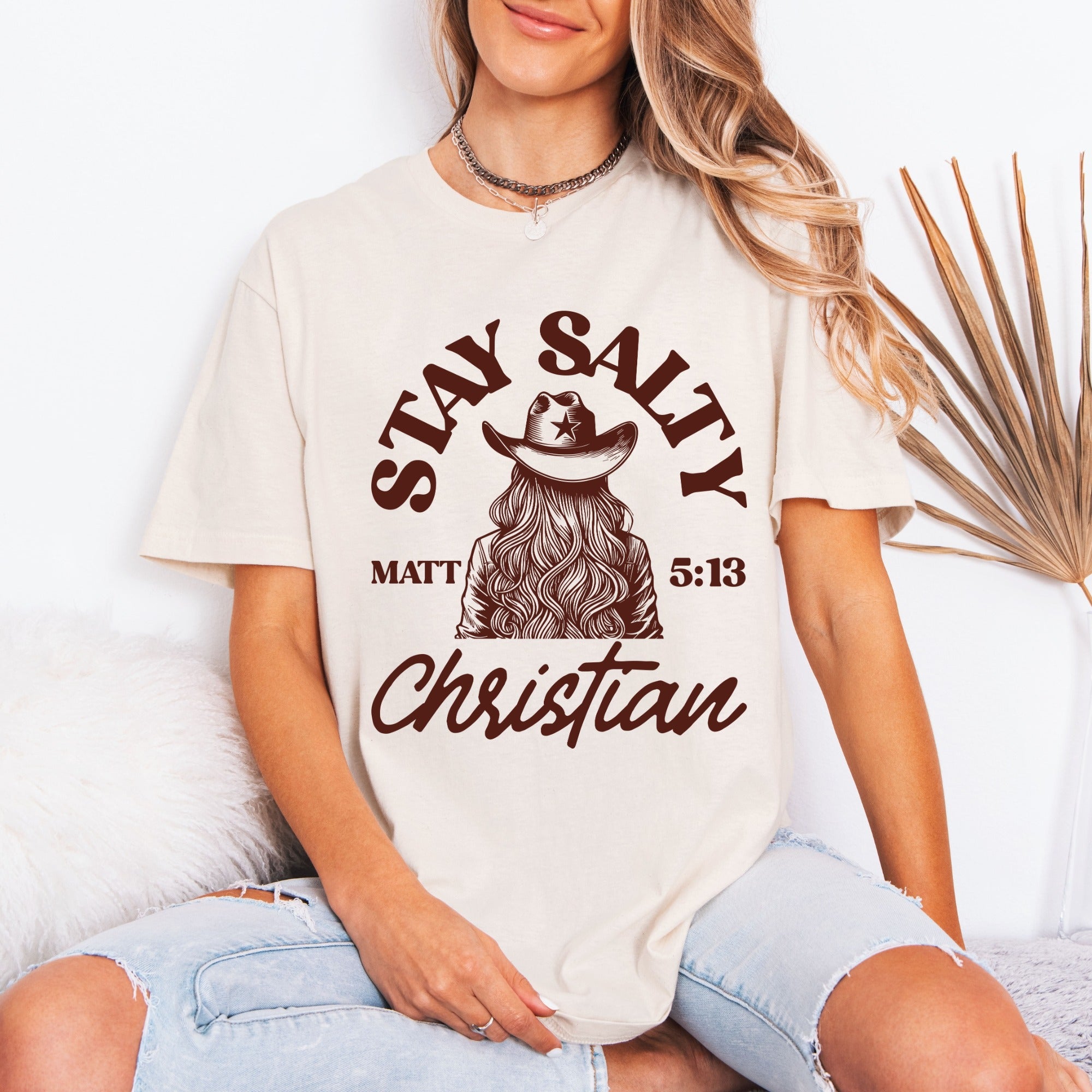 Stay Salty Christian | Bold Faith Statement Tee