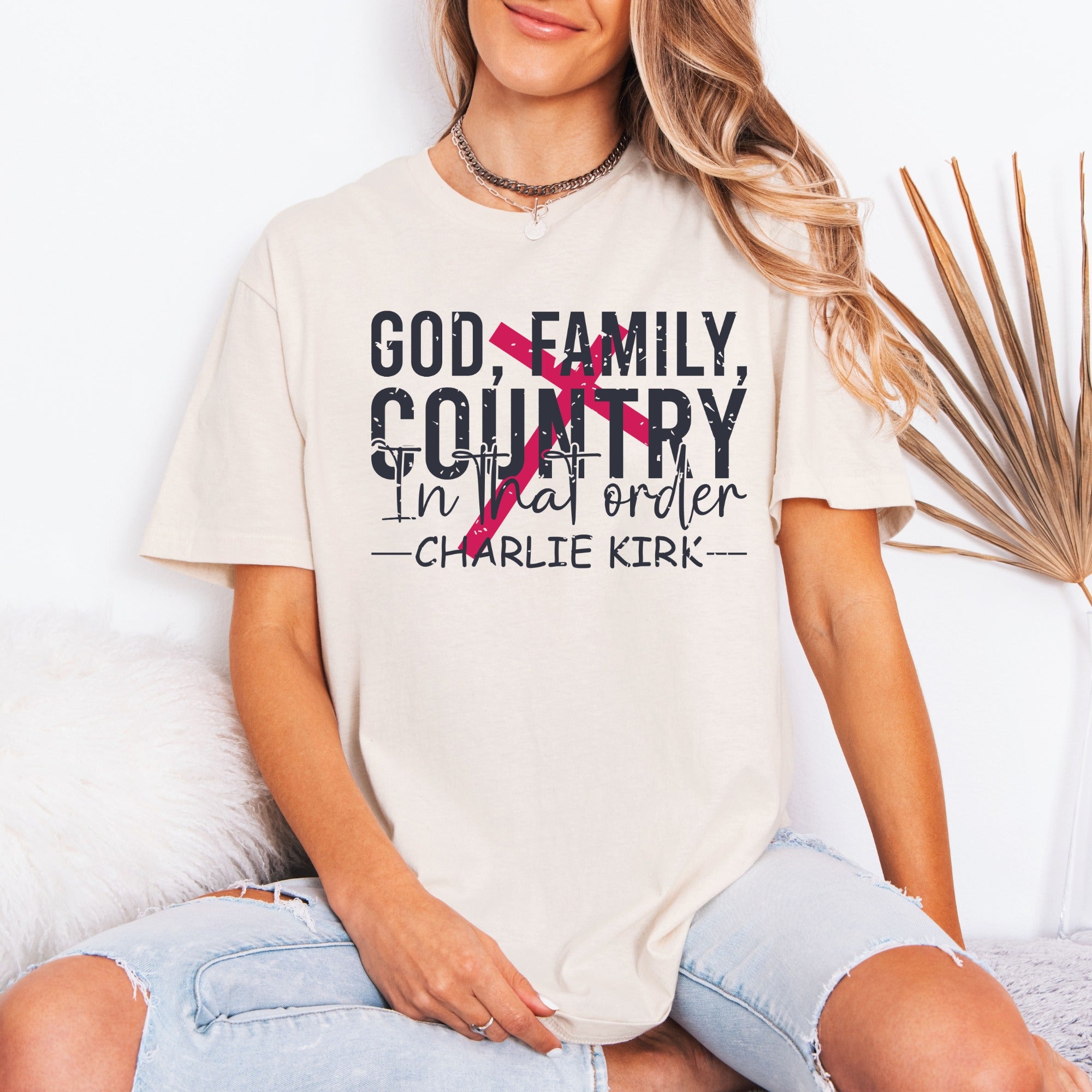 God, Family, Country | Faithful Priorities Tee