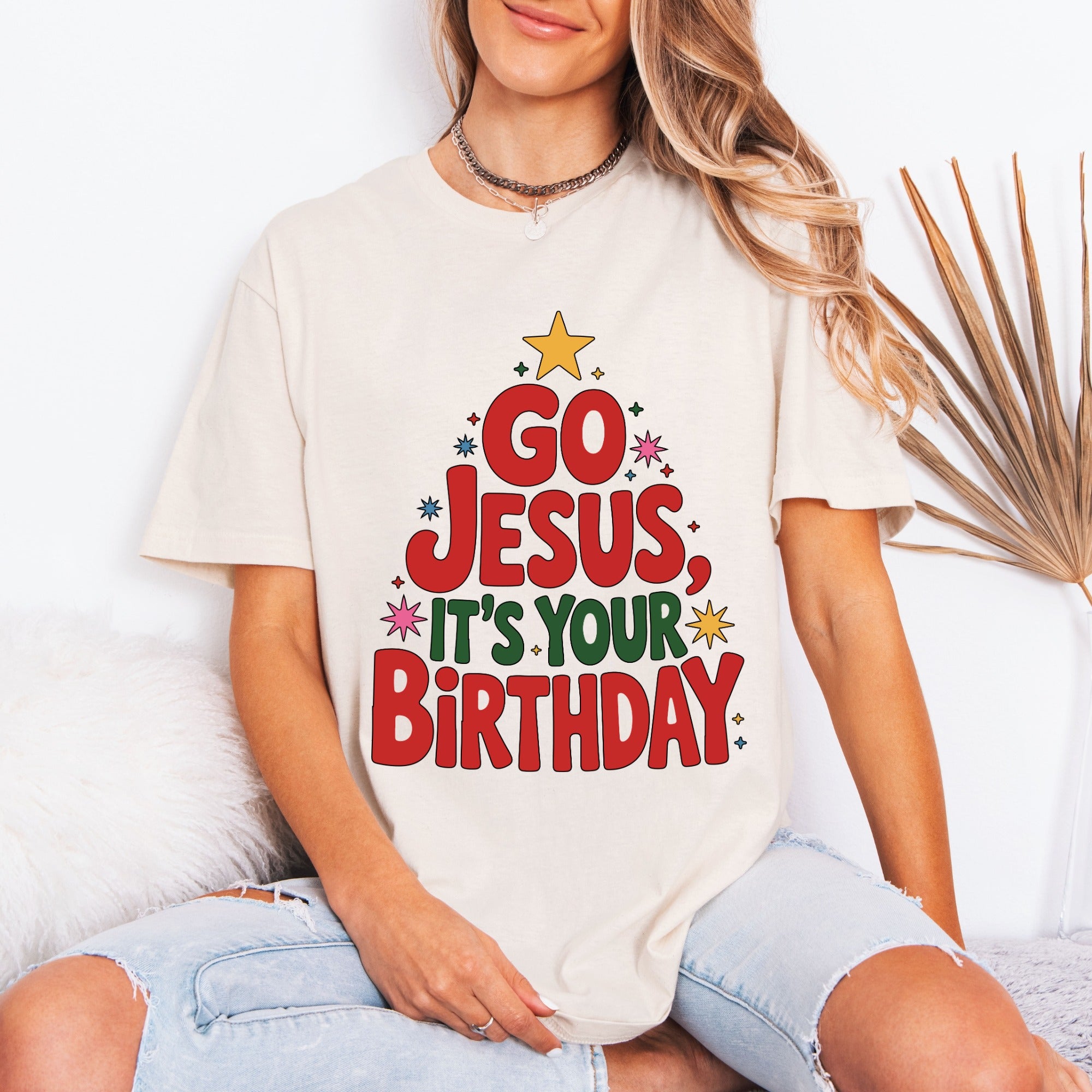 Go Jesus It's Your Birthday | Festive Christ-Centered Tee
