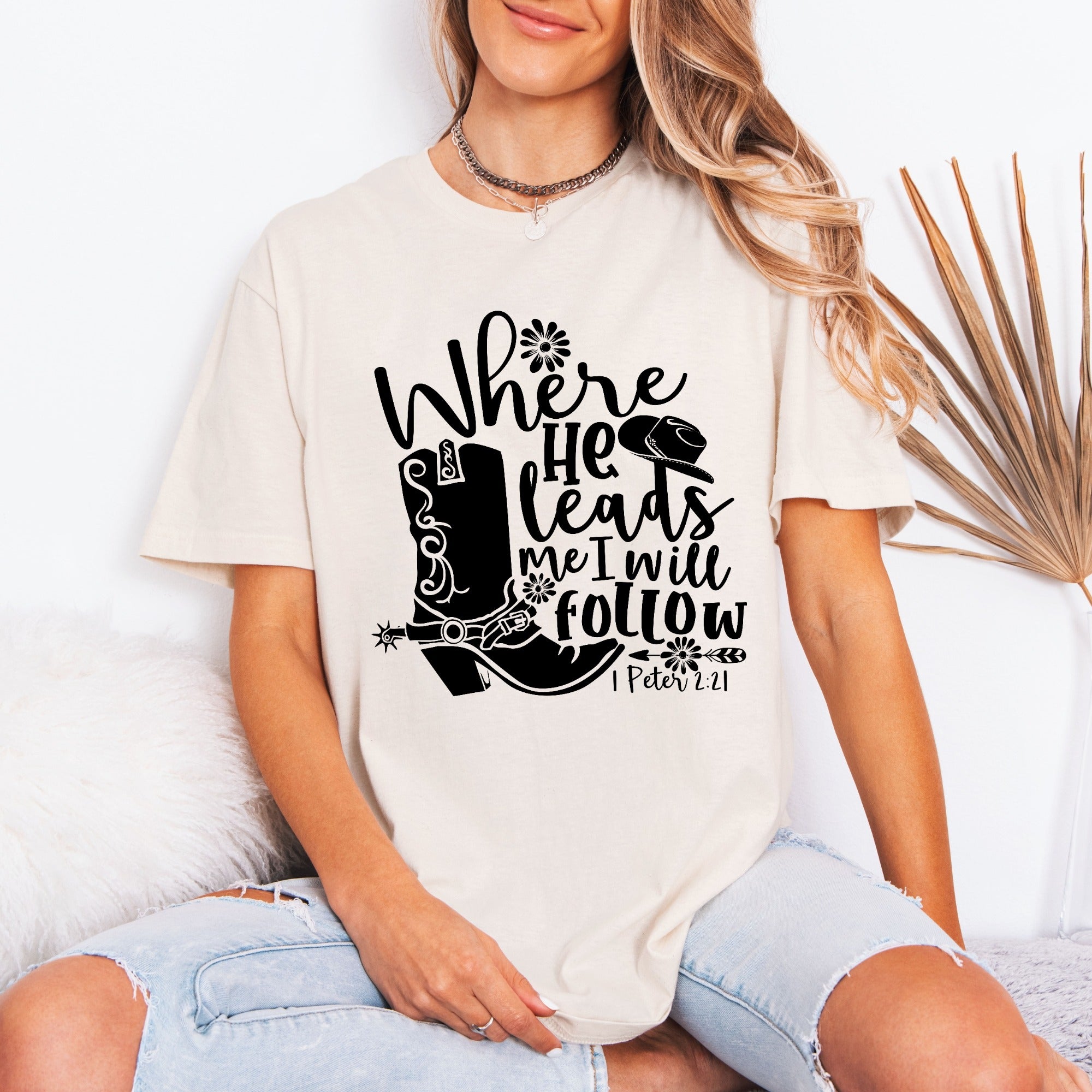 Where He Leads I Will Follow | Faith Journey Tee