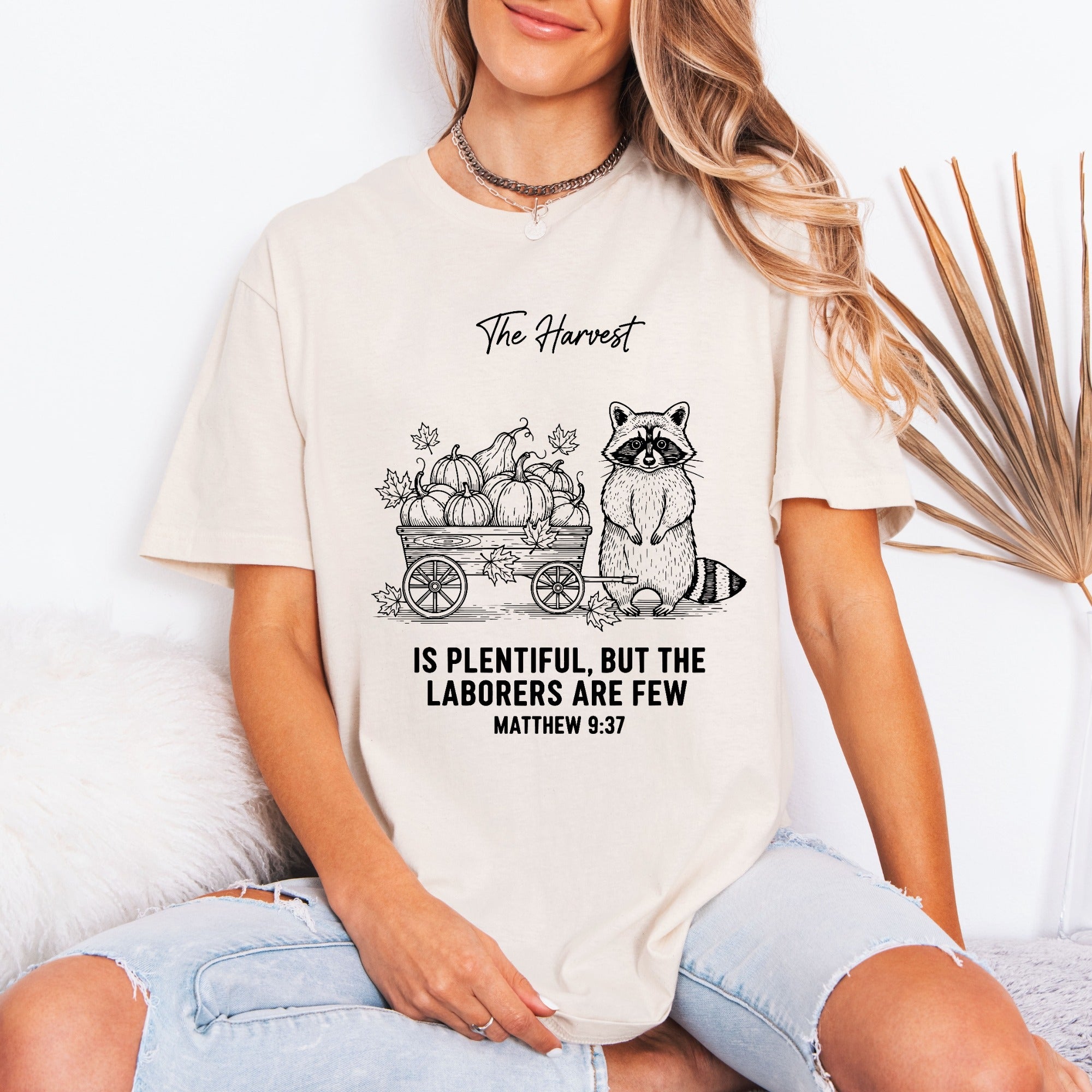 The Harvest Matthew 9:37 | Laborers & Abundance Tee