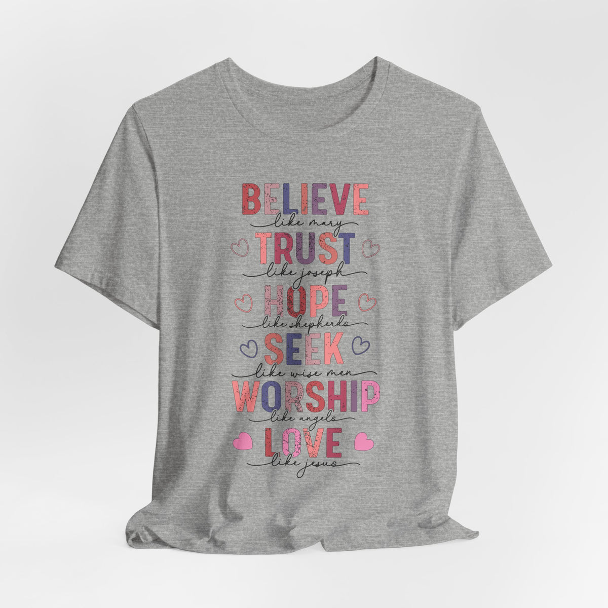 Believe Like Mary Tee | Faith Journey T-shirt