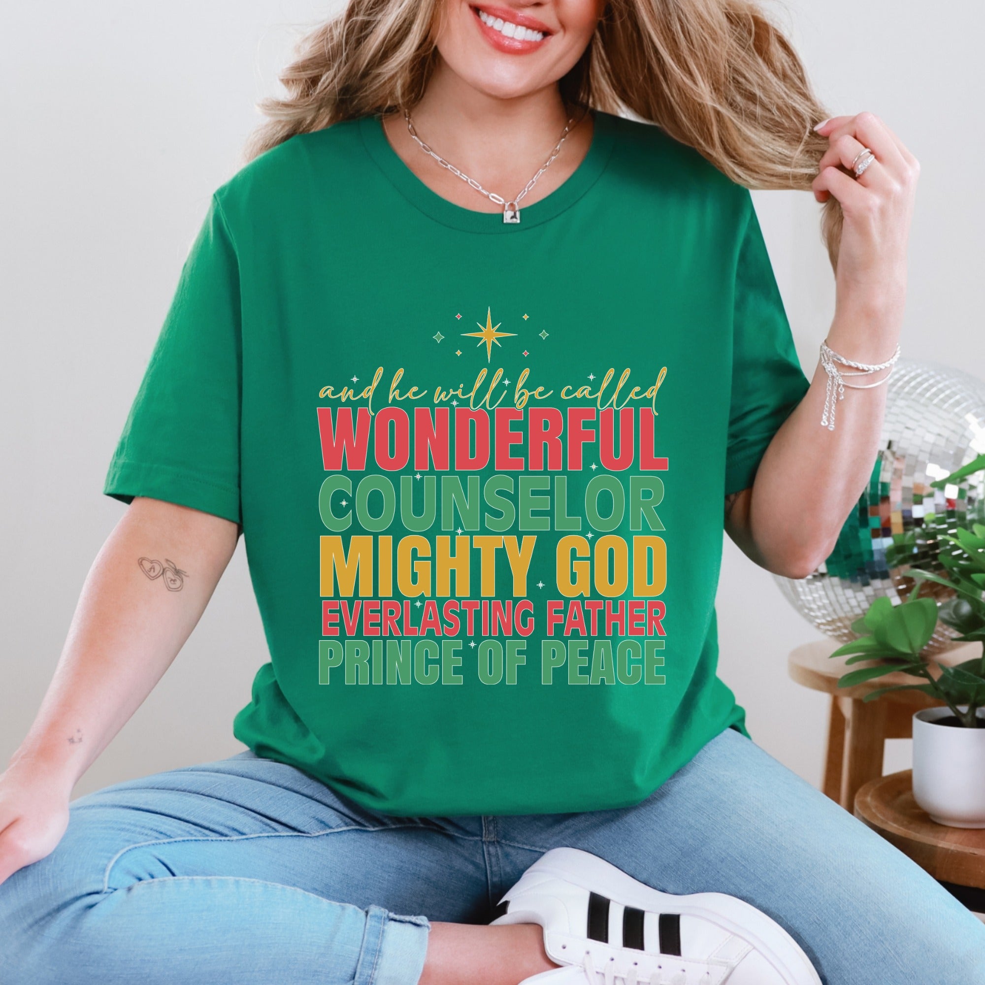 And He Will Be Called - Wonderful Counselor T-Shirt | Christian Faith Tee